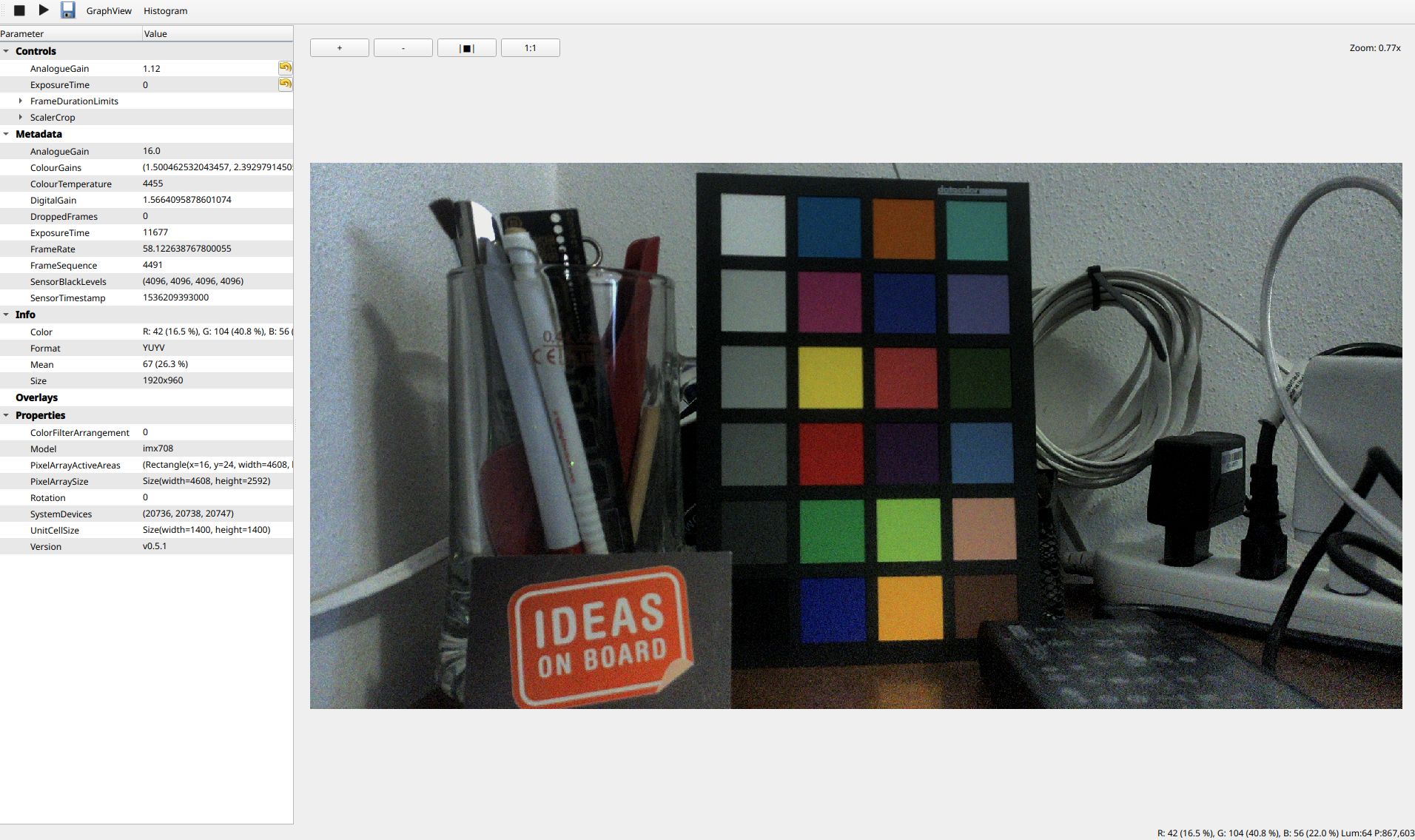Camshark streaming video through the Mali-C55 ISP on RZ/V2H.
